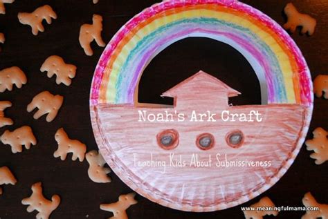 Noah’s Ark Craft Teaches Submissiveness Ark Craft Noahs Ark Craft Sunday School Crafts