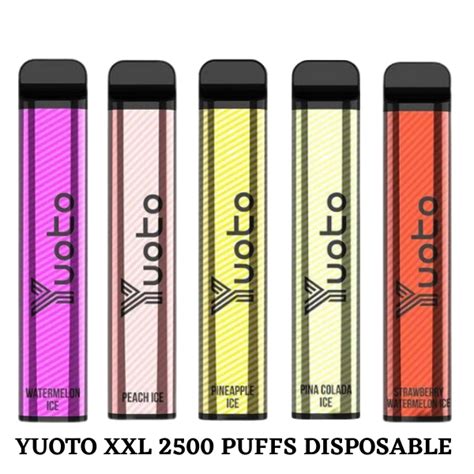 YUOTO XXL 2500 PUFFS BEST DISPOSABLE VAPE IN UAE