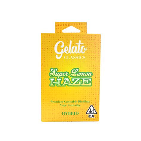 Super Lemon Haze G Classics Cart Gelato Premium Cann