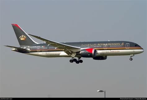 Aircraft Photo Of Jy Baf Boeing Dreamliner Royal Jordanian