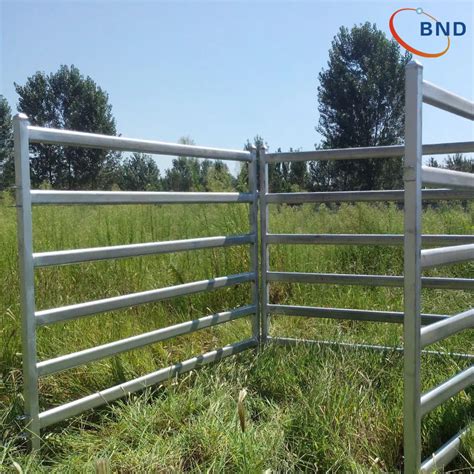 Farm Galvanized Stockyard Cattle Panel Sliding Gate Livestock Sheep