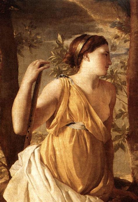 The Inspiration Of The Poet C 1630 Detail Nicolas Poussin