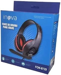 Fone Gamer Headset Gamer Microfone Inova Fon Est Reo Amazon