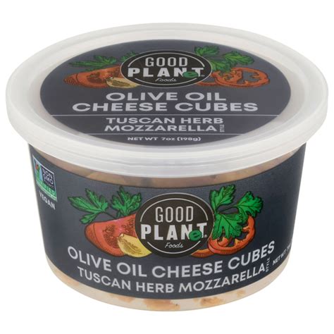 Save On Good Planet Foods Tuscan Herb Mozzarella Olive Oil Cheese Cubes