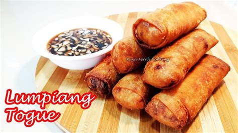 How To Make Easy Lumpiang Togue Recipe Yummy Bean Sprout Spring Rolls