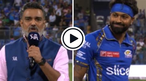 Watch Sanjay Manjrekar Asks Wankhede Crowd To Behave After Hardik