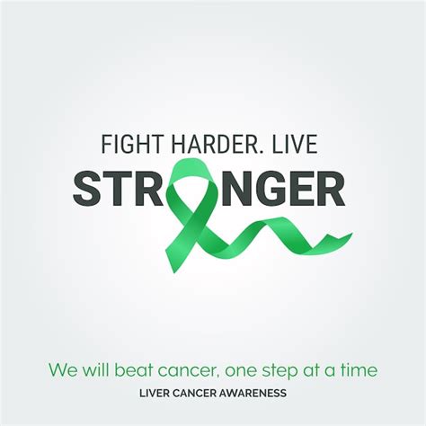 Premium Vector Empowering Hope Liver Cancer Awareness