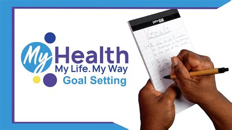 My Health My Life My Way Week 2 Goal Setting Youtube