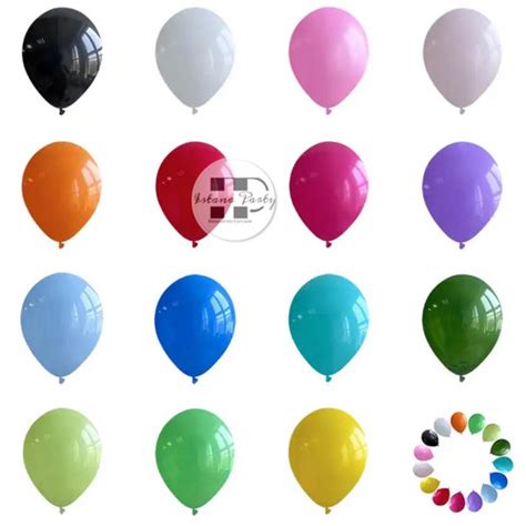 Jual Balon Latex Doff Balon Karet Polos 12inch Per Pack Isi 100