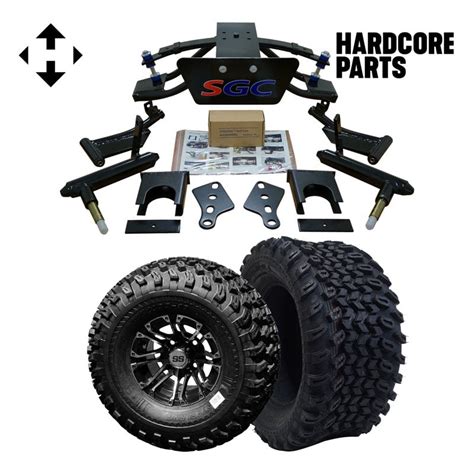 Hardcore Parts Heavy Duty Double A Arm Suspension Lift Kit For Club