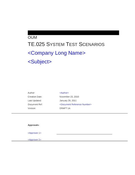 DOC Te 025 System Test Scenarios DOKUMEN TIPS