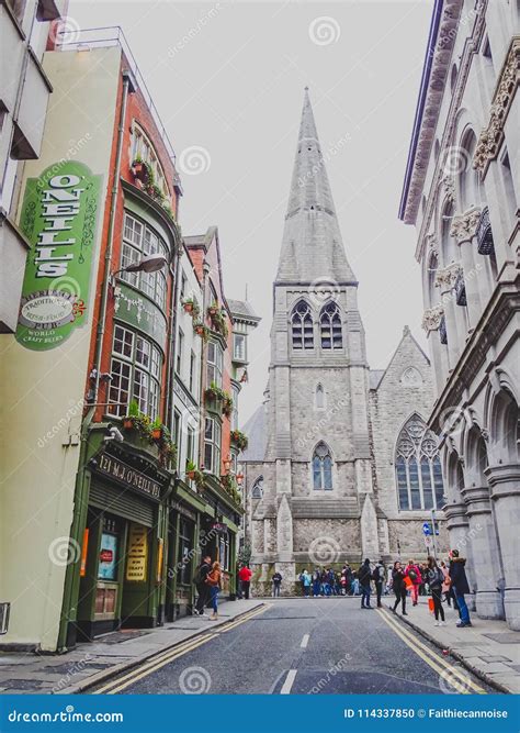 The St Andrews Church Area In Dublin City Centre Near The Molly