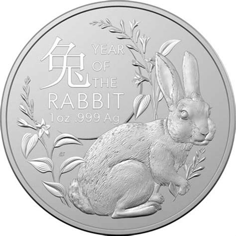 1 Unze Silber 2023 Lunar Hase RAM