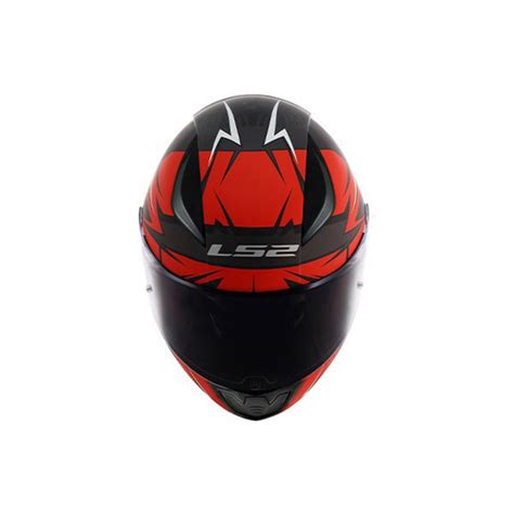 Capacete LS2 rapid FF353 cromo matte preto vermelho em Promoção