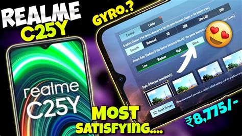 Realme C Y Bgmi Pubg Gaming Review With Gyro Graphics Heating Fps