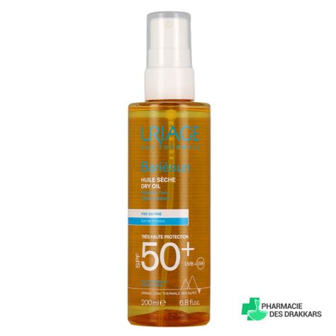 Huile Solaire Spf Uriage Bariesun Corps Et Cheveux