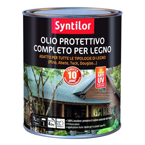 Olio SYNTILOR Per Interno Esterno 1 L Leroy Merlin