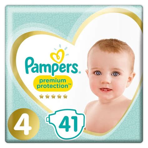 Pampers Premium Protection Essential Pack Size 4 41 Nappies Compare