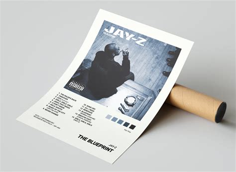 Jay-Z - The Blueprint Album Cover Poster | Architeg Prints