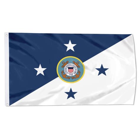 The Commandant Of The United States Coast Guard Flag Banner