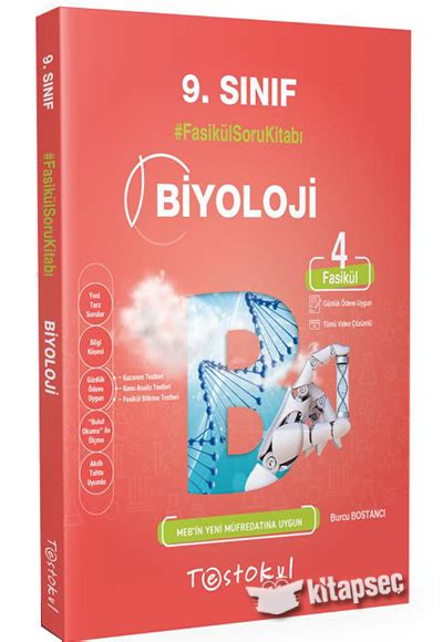 9 Sınıf Biyoloji Fasikül Soru Kitabı Test Okul Yayınları 9786257939256