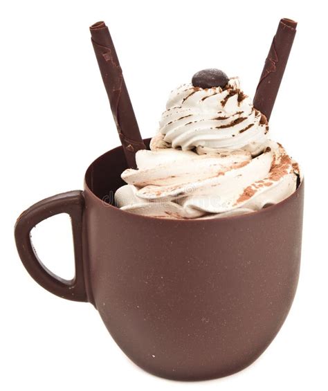 Chocolate Coffee Cup Stock Photo Image 22041950