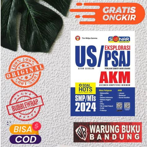 Jual BUKU SONAR Solusi Bernalar EKSPLORASI US PSAJ DAN AKM SMP MTs