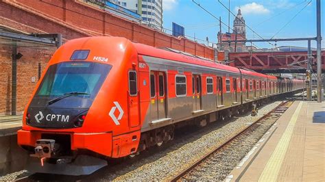 Movimentos Dos Trens Cptm Séries 8000 8500 E 9500 Na Estação Luz