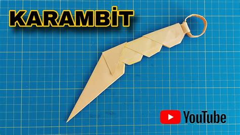 Origami Karambit Bí Quyết Tạo Hình Mô Hình Dao Gấp Giấy Độc Đáo