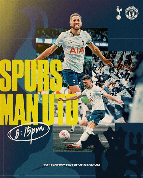 Tottenham Hotspur On Twitter Matchday 👊 🆚 Manchester United 🏟️