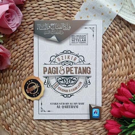 Buku Dzikir Pagi Petang A5 Dengan Terjemah Ejaan Latin Plus Doa Setelah