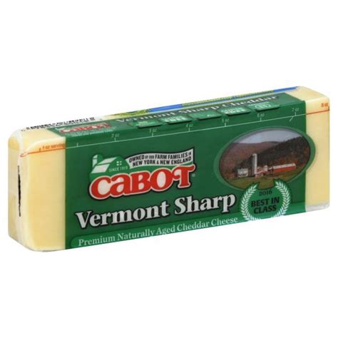 Cabot Vermont Sharp Cheddar Cheese Oz Sunac Natural Market