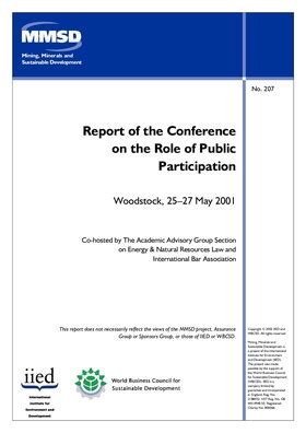 Mmsd Working Paper No Report Of The Conference On The Role Of