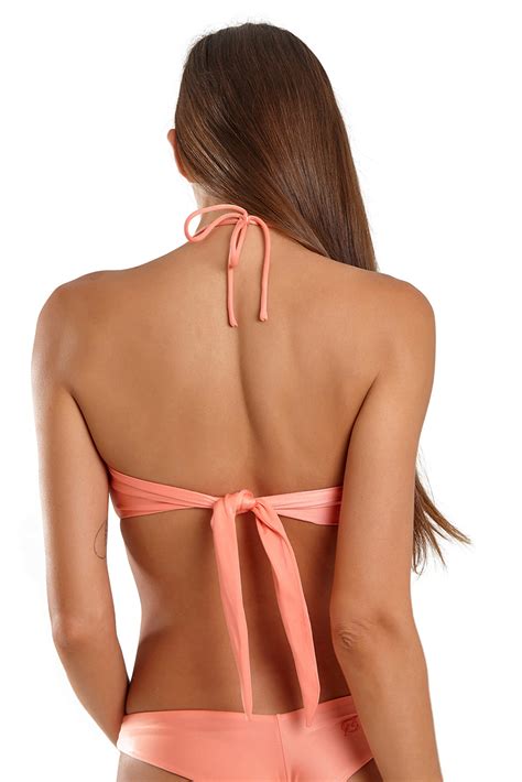 Bikini Top Top Bicolor Zig Laranja แบรนด Blueman