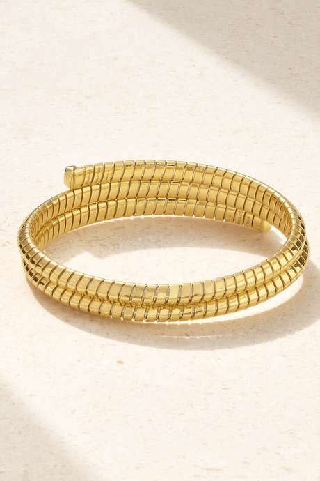 Marina B Trisolina Triple Karat Gold Diamond Bangle Net A Porter