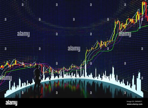 Price Movement Chart With Indicators And Volumes The Trader Analyzes