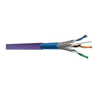 CABLE CAT6A F FTP LSZH 1X4P BOX 305M VIOLET