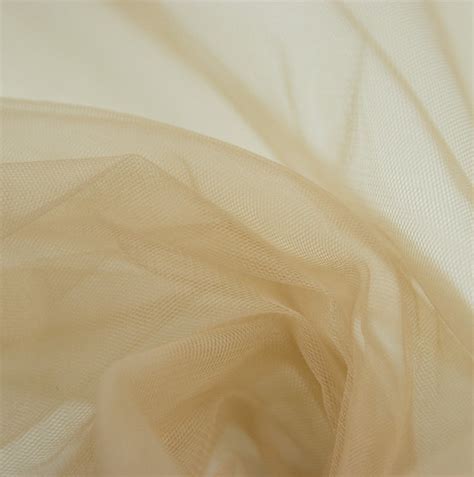 Light Beige Soft Tulle Extra Wide M In Stretch Etsy