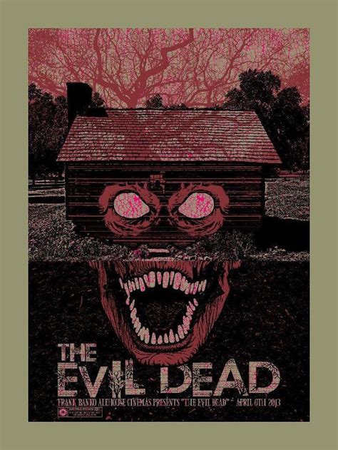 Alternative Movie Poster For Evil Dead By Chris Garofalo Horror