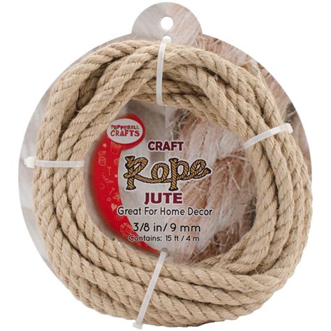 Jcr38 Pepperell Craft Rope 3 8 Jute 15ft