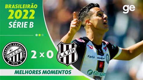 OperÁrio Pr 2 X 0 Ponte Preta Melhores Momentos 2ª Rodada