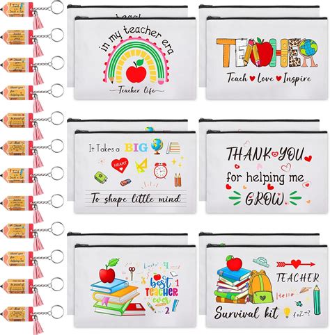 Rzjslshanhai Pcs Teacher Appreciation Gifts Set Pencil Shaped Teacher