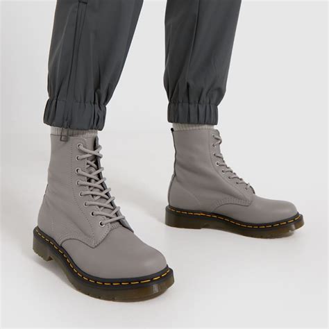 Womens Grey Dr Martens 1460 Pascal Boots Schuh