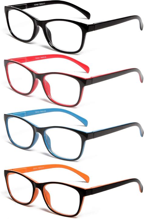 Women Reading Glasses Colorful Square Readers 1 0 Men Women Durable Spring Hinge Glasses Readers