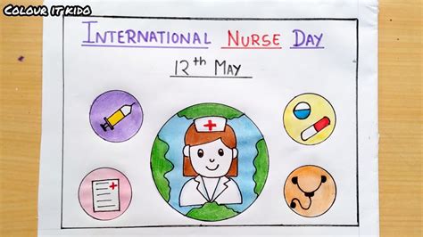 International Nurses Day Drawing Easy How To Draw Nurses Day Poster