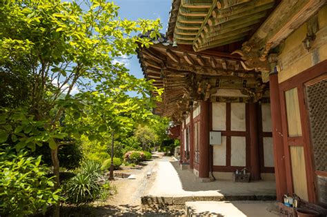 Seonamsa Buddhist Temple In The Forest Suncheon South Korea Stock Photo - Download Image Now ...