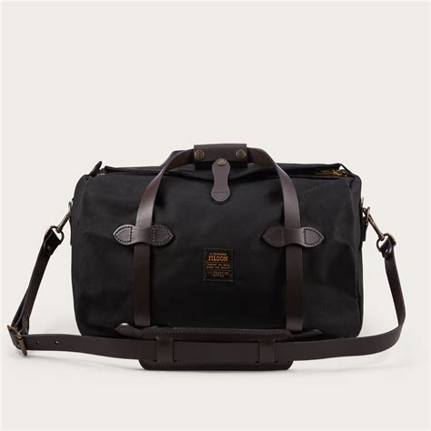 Small Rugged Twill Duffle By Filson Black Black