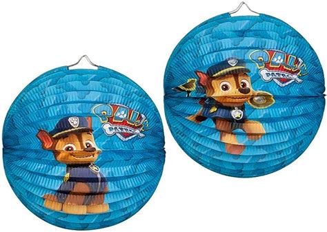 Paw Patrol Lampion Chase Rund Cm Kinder Laterne Dekoration Party