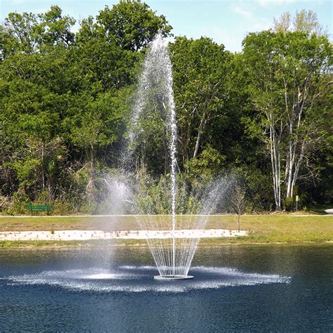 Custom Built Floating Lake Fountains Vertex Aquatic Solutions