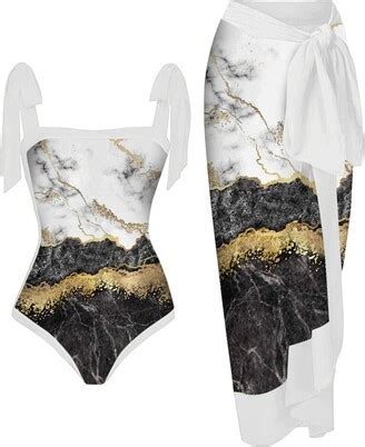 Generic Sexy Sheer Bikini Comfortable Piece Bathing Suit For Women With Bikini Maxi Wrap